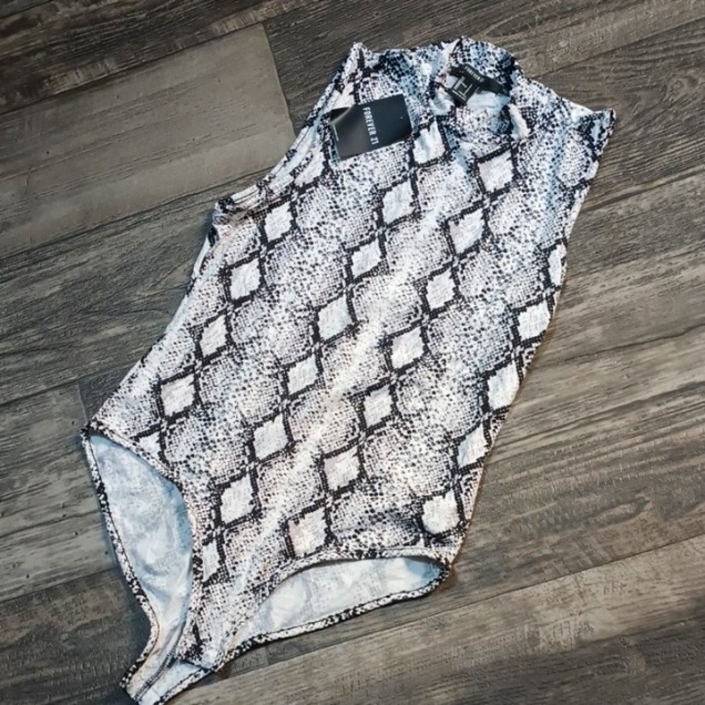 Women's Snakeskin Bodysuit - Picture 3 of 8